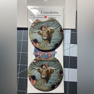 Cow Car coasters
